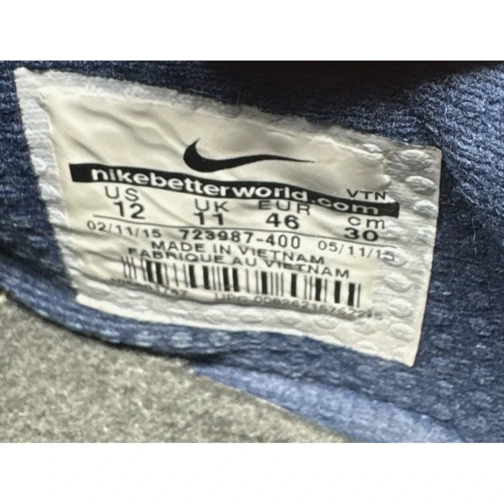 Nike Free Trainer 5.0 V6 723987-400 Navy Blue Training Shoes Mens Size 12